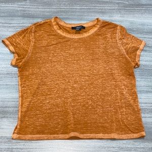 Forever 21 orange crop top